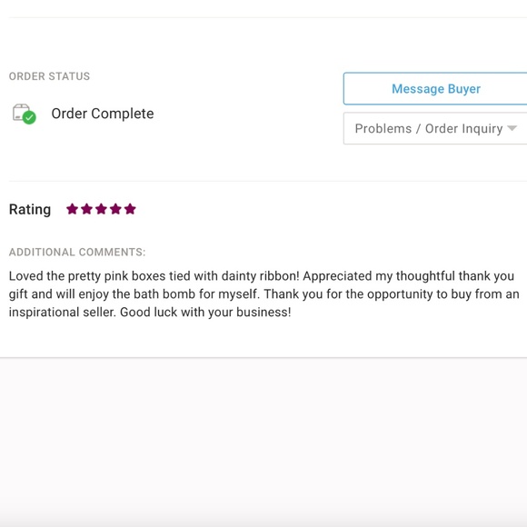 *Host Pick* (1) Organic Bath Ball With Gold Stardust - Picture 8 of 8